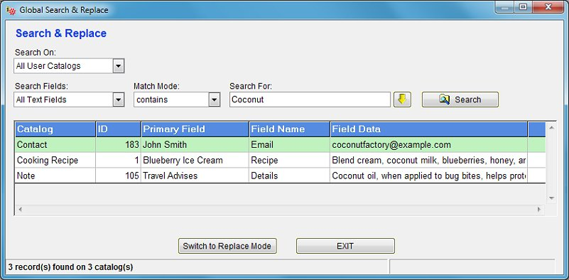 screenshot of SpeedBase Professional